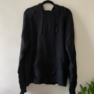 Heavy black sweater